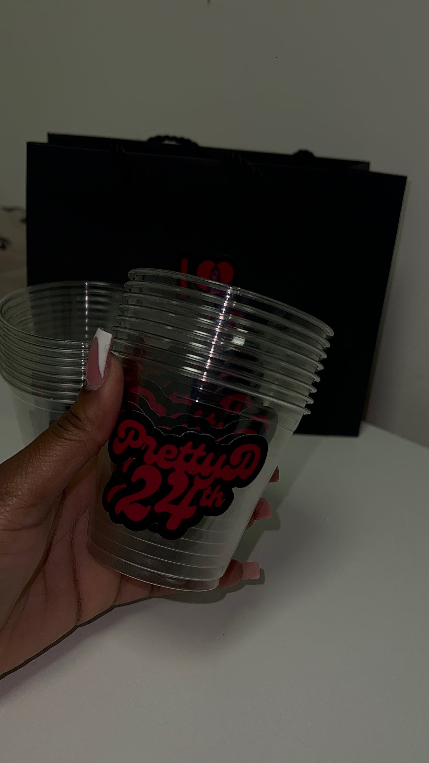 Acrylic Clear Bar cup