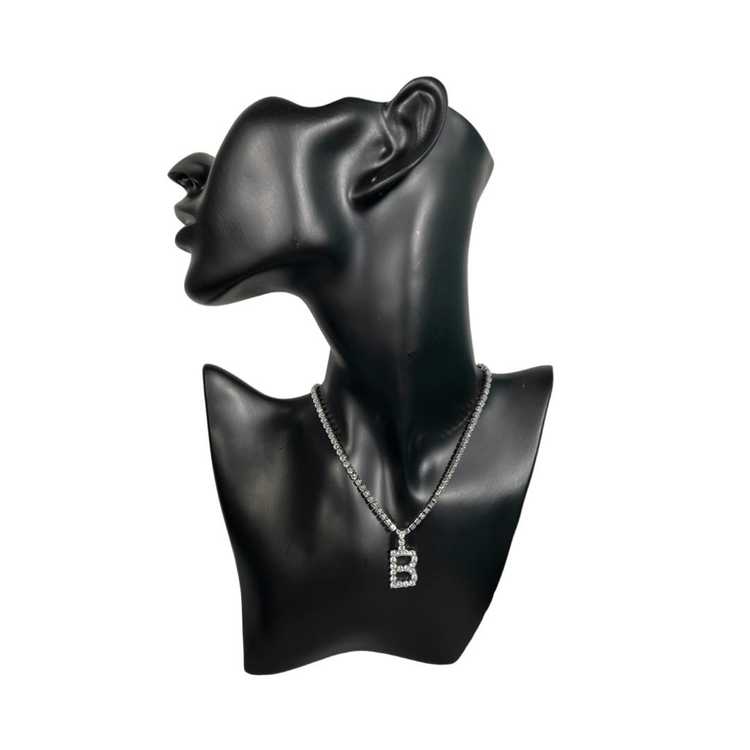 Tennis Initial Necklace  image 0