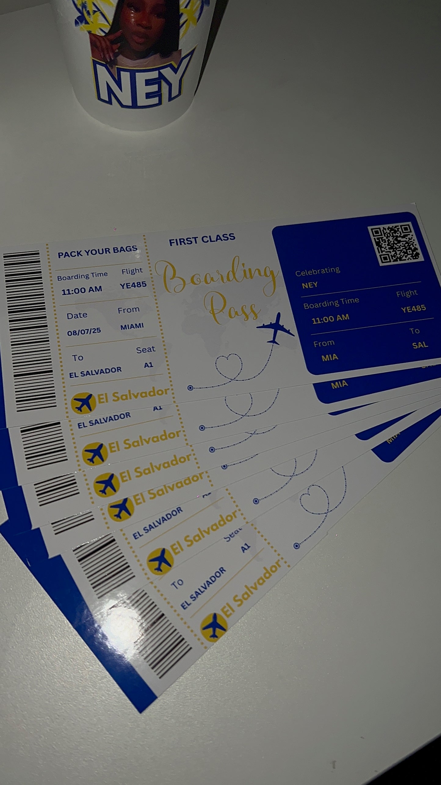 Custom Boarding Pass