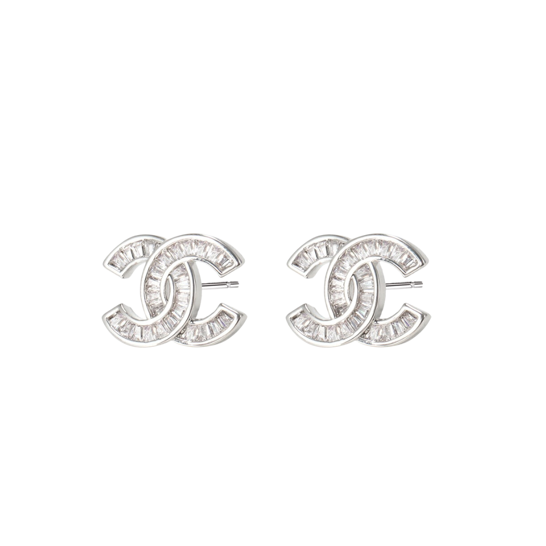 Double CC Earrings image 0