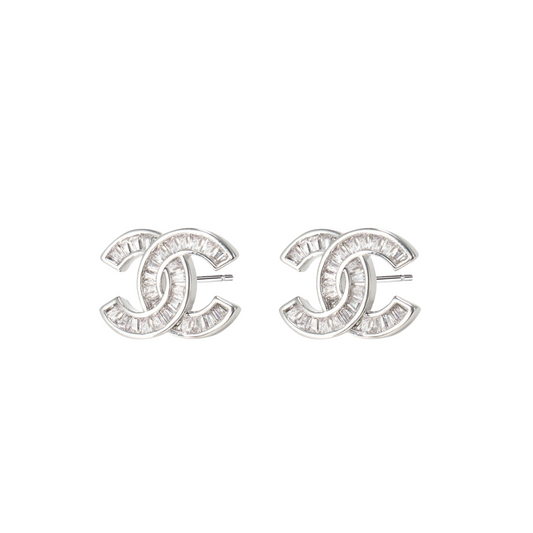 Double CC Earrings image 0